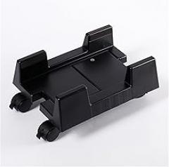 CPU Stand CPU Stand Mobile Desktop Tower,Adjustable and Mobile PC Holder with Wheels and Adjustable Width from 5 Inches to 9 Inches PC Tower Stand Holder (Color : Gray)