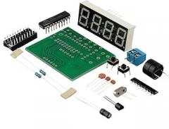 monque 4 Bits Digital Electronic Clock Electronic Production Suit Set DIY New