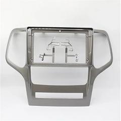 Car DVD Player Frame Compatible with Jeep Grand Cherokee 2008-2012 9 Inch Navigation Panel Car Radio Frame Android Radio