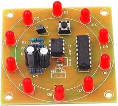 Lucky Rotary Suite Electronic Suite CD4017 NE555 Self LED Light Kits Production Parts and Components 3V 5V Pulse Generator DIY