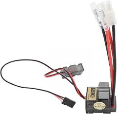 ESC RC Brushed Regulator, 7.2‑16V ESC Electronic Speed Controller High Voltage Dual Way Speed Controller for RC Car Boat