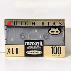 Maxell High Bias XLII 100 Minutes Blank Audio Cassette Tape (100 Minutes)
