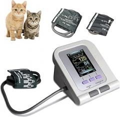 Digital Veterinary Blood Pressure Monitor, Veterinary Equipment, 3 Mode 3 Cuffs Electronic Sphygmomanometer, for Dog/Cat/Pets Animal Care