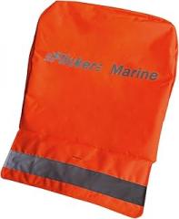 Outboard Propeller Safety Cover.Without Electronic and Batteries.Night/Cloudy Day: Silver Reflection When Lit by Light (Orange Version)