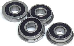 5Pcs F695 2RS Flange Bearing 5x13x4mm Deep Groove Ball Bearing F695RS 5 * 13 * 4mm Mobius 2/3 3D Printer Flanged Bearing