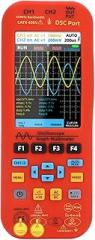 Handheld 3-in-1 Oscilloscope Multimeter Generator 2 Channels 50MHz Channel Waveform Voltage Current Tester for Electronics ABS Silicone