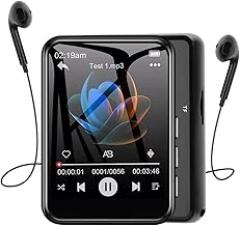 128GB BIIuetuoth 5.4 HiFi MP3 Player 2.4Inch Touch Screen Portable MP3 Player Built-Speaker Video Recoder E-Book for New 2026 High for Reliable Electronic Component, Precision, Stable Performance