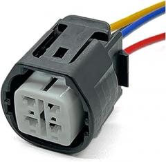 4Pin Alternator Regulator Repair Wire Harness D4D Engine Electronic Connector Fit Compatible 90980-11964 6189-0694(1 Pc)