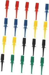 20pcs Test Grabber Hooks for Electronics Testing Alligator Probes for Circuit Repair and Integrated