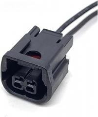2 Pin Car Headlight Wire Harness Plastic Electronic Connector With Cable Fit Compatible 6189-7408(1Pc)