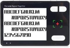 Low Vision Reading Aids, 3.5 Inch Electronic Reading Magnifier, 2X to 32X Magnification, Support Voice Prompt Function and 26 Color Modes,Rechargeable and Long-Lasting Use, for Reading Books