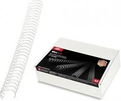 GBC WireBind Binding Wires, 6 mm, 55 Sheet Capacity, A4, White, Pack of 100, RG810470