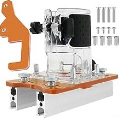 Adjustable Wood Router Base Woodworking - Premium Aluminum Alloy Construction(01)