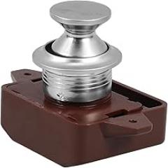 Vaguelly Rv Push Button Latch for Internal Doors and Door Catch Elegant Design for Securing Cabinets and Furniture Rvs Easy Installation