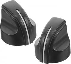 2pcs Rotary Knob Replacement Plastic Knob Cap for Electronic Devices Attractive Design