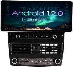 ZWNAV 12.3 inch Radio Replacement for Lexus LS430 2004 2005, GPS Navigation Android Head Unit Player,64GB,Wireless Carplay, Bluetooth,WiFi