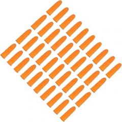 NOLITOY 100pcs Latex Finger Covers for Agriculture Static Fingertips Protectors for Gardening Crafts and Electronic Repair Non-Slip Design Easy to Use