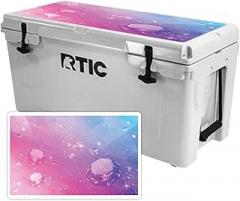 MightySkins (Cooler Not Included) Skin Compatible with RTIC 65 Cooler Lid (2017 Model) - Pink Diamond | Protective, Durable, and Unique Vinyl Decal wrap Cover | Easy to Apply | Made in The USA