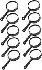 10pcs Handheld Glass for Seniors High Clarity Optical Lens for Reading and Mineral Exploration Portable Magnifiers for Detailed Inspections