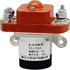 Vehicle dc contactors DC Contactor 100A SZJ-100A MZJ-100A Power Relay 12V 24V 36V 48V 60V 72V for Car Battery Electric Forklift Trucks(Coli Voltage 60VDC)