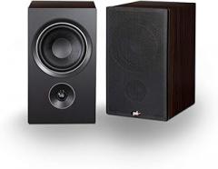 PSB Speakers Alpha P5 Bookshelf Speakers - Dark Walnut