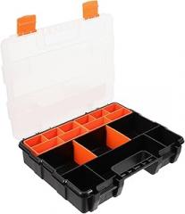 Uonlytech Nut and Bolt Organizer Small Parts Storage Box Compartments for Screws Nuts and Electronic Components Portable and Easy to Identify Tools