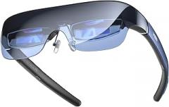 TOZO VIZO V1 AR Glasses with 1800-Nit Ultra-Bright Display, Built-In Stereo Speakers, Adjustable Myopia Correction (0–500°), 118