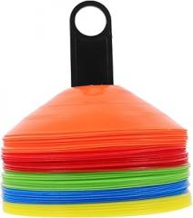 Milisten 1set Multi-Function Soccer Training Cones Markers Colors for Agility Speed and Obstacle Drills for Soccer Basketball and Sports Training Activities