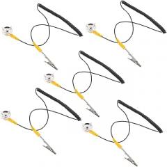 5pcs Static Desk Mat ESD Grounding Wire Coiled Core PVC Protects Electronics