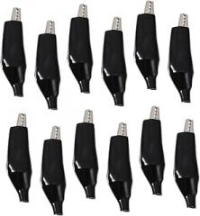 20pcs Alligator Clip Battery Clamp Gauge Wire Holders Cable Lead Clip for Electronic Projects
