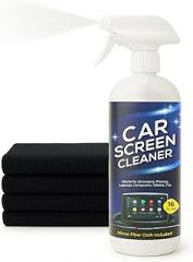 16oz Screen Cleaning Kit with Spray and Micro-Fibre Cloth Wipe (1 Pack) for Car Screens, Computer Screens, Laptops, iPads & Phones; Touchscreen Electronics Cleaner to Erase Dust or Fingerprints
