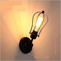 Retro Industrial Style Wall lamp American Personalized Creative Wall lamp Decoration Aisle Corridor Balcony Restaurant bar Stair Light Warm Light(J Style)