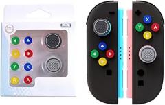 Joystick Caps for Switch2 Silicone Button Caps Silicone Colored Button Stickers