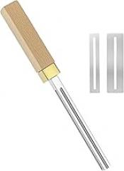 QWORK 4th Generation Upgraded Guitar Fret Crowning File with Square Handle, Multi-Instrument Compatibility for Electric, Acoustic Guitars, Ukuleles, Basses