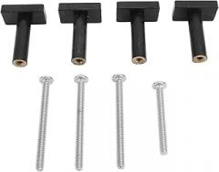 Trolling Motor Isolator Kit MGA015PB6, Rubber Mounting Isolator with Shock Absorption, Set of 4 Trolling Motor Mounting Bolt and Isolator for Boat Electronics Protection