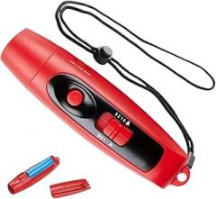 Handheld Training Whistle - USB Whistle Device, Adjustable Noise Tool | Rechargeable Outdoor Alert Sound Maker, Loud Pet Trainer Gadget with Light and Lanyard for Daily Use Accessoires