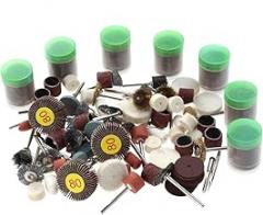 350pcs Electric Grinding Accessories Kit Sanding Cutting Set for Rotary Tool Flap Disk Grinding Wheel Angle Discs Random Color