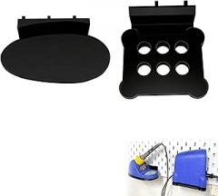 Soldering Iron Stand compatible with Hakko FX-888D – Mountable on for IKEA SKADIS Pegboard, Secure and Accessible Holder for Electronics Workbenches