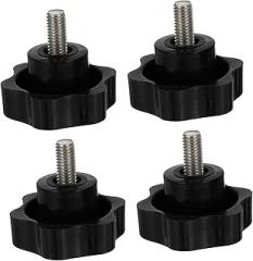 4pcs Clamping Screw Knob Screw Knobs Star Knobs Electronic Equipment Knob Traffic Light Lamp Flan Mold with Lid Sufficient Quantity Handle Clamping Thread Head Abs