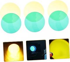 10pcs Spotlight Lens Handheld Spotlight Filter Lens Replacement for Photo Video
