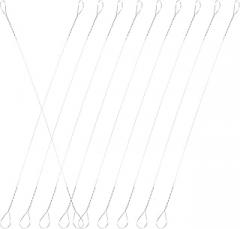 Milisten 10pcs Stainless Steel Cheese Slicer Wire Set Wire Cheese Cutter for Household Use 14.5cm Food-grade Suitable for Slicing