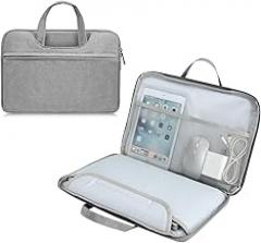 13 13.6 Inch Laptop Sleeve Case for MacBook Air 13 13.3 13.6 Inch/Pro 13/ Pro 14, 13.5 Surface Laptop, Compatible with Acer Lenovo HP Dell ASUS 13 13.3 inch Notebook,Computer Case Grey