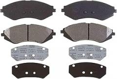 Mechanics Choice Front Disc Brake Pad Set for 2015-2020 Ram ProMaster City (Electronic Wear Sensor (with wire)