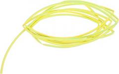 5m Cable Tubing for Wire Management Flexible Shrink Insulation Sleeve Yellow-Green High-Temperature for Automotive and Electronics Applications