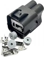 3 Pin 7.8mm Female Male Auto Waterprof Wire Harness Connectors Electronic Fan Plug MG642292-5 MG652290-5 (Color : Army Green, Size : 1 Set)