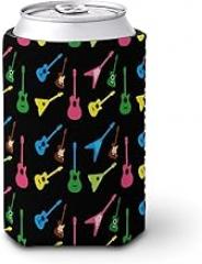 Coffee Cup Sleeve, Fashion Iced and Hot Drinks Insulated Cup Sleeves for Daily Use, Electronic Bass Guitar Pattern, Multi Functional Can Cooler Sleeves
