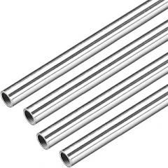 4pcs 304 Stainless Steel Round Tubes Tubing 6mm ID 8mm OD 300mm Length