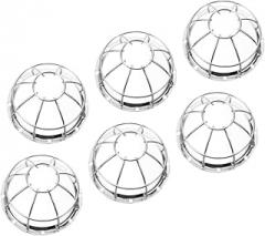 IMIKEYA 6pcs Cover Alarm Protective Guard for Electronic Alarm Decorative Cover Iron Wire Mesh Cage Fire Detector Plate Long-Lasting Protection