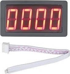 Intelligent Digital Frequency Meter, DC8‑24V Frequency Counter LED Display Output Countdown Timer 100khz for Electronic Measuring Instruments