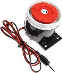 Maxmoral 1-Pack DC 12V 120dB Piezo Electronic Buzzer Alarm Horn Wired Siren for Home Security Alarm System